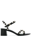 Ash Iggy Block Heel Sandals - Black