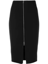 PINKO FRONT ZIP PENCIL SKIRT