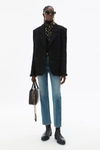 ALEXANDER WANG frayed tweed blazer