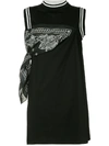Sacai Knitted Sleeveless Dress - Black