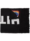 OFF-WHITE OFF-WHITE THERMO SCARF - 黑色