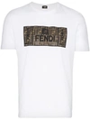 FENDI FF motif panel T-shirt
