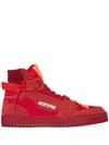 Off-white Red Off Court 3.0 High-top Sneakers In Red