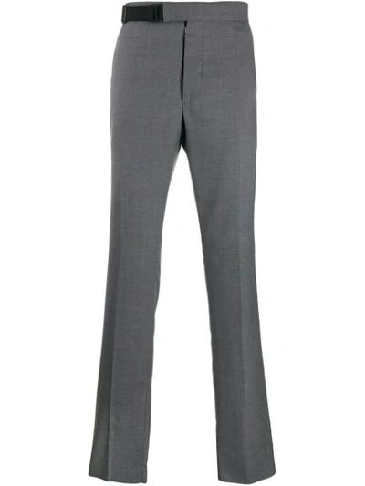 Maison Margiela Buckled Tailored Trousers - 灰色 In Grey