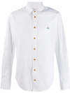 Vivienne Westwood Shirt With Subtle Orb Embroidery And Tailored Fit In White