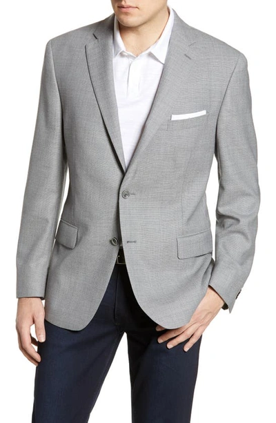 Hart Schaffner Marx New York Fit Solid Wool Blazer In Grey