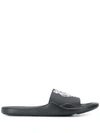 Kenzo Tiger Pool Mules In Black