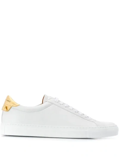 Givenchy Metallic Back Urban Street Sneaker Gold In White