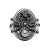 ALEXANDER MCQUEEN ALEXANDER MCQUEEN GUNMETAL SPIDER RING