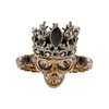 ALEXANDER MCQUEEN ALEXANDER MCQUEEN GOLD AND SILVER QUEEN RING