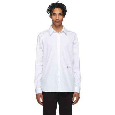 Givenchy White Classic Signature Shirt In 116 Whtblk1