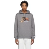 GIVENCHY GIVENCHY GREY LEO HOODIE
