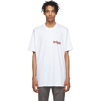 Givenchy Printed Scorpion T-shirt In 100 White