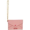 MIU MIU Pink Love Envelope Pouch