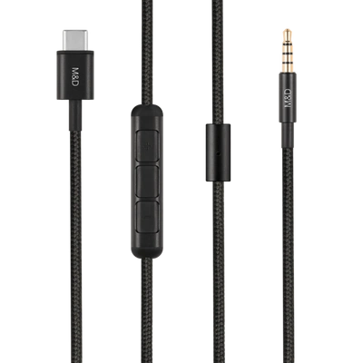 Master & Dynamic ® Usb-c To 3.5mm Audio Cable - Black In Color<lsn_delimiter>