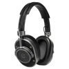 Master & Dynamic Mh40 Over-ear Headphones In Black Leather/gunmetal