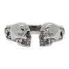 ALEXANDER MCQUEEN ALEXANDER MCQUEEN SILVER SKULL RING