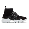 GIVENCHY GIVENCHY BLACK JAW HIGH-TOP SNEAKERS