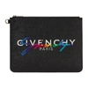 GIVENCHY GIVENCHY BLACK LARGE LOGO POUCH