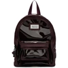 MAISON MARGIELA MAISON MARGIELA BURGUNDY PVC BACKPACK