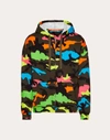 VALENTINO VALENTINO UOMO CAMOUFLAGE HOODED SWEATSHIRT WITH ZIPPER