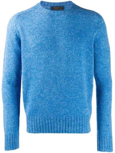 Prada Crew-neck Sweater - 蓝色 In Blue
