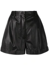 ALTUZARRA GOLDMINE LEATHER SHORTS