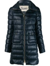 Herno Blue Maria Padded Jacket In Blue