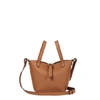 MELI MELO MELI MELO THELA MINI SHOPPER TAN BROWN LEATHER CROSS BODY BAG FOR WOMEN,TXB03-02