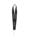 CHAOS Woven elastic lanyard – Black