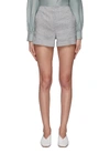 THEORY Mélange organic linen blend shorts