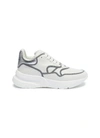 ALEXANDER MCQUEEN 'Oversized Runner' in leather with contrast trim