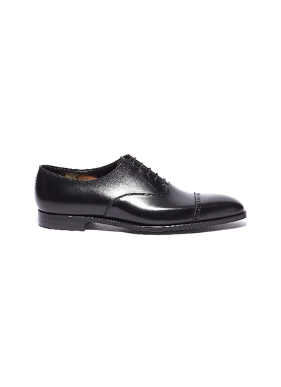 George Cleverley Charles Cap-toe Leather Oxford Shoes In Black
