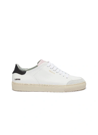 Axel Arigato 'clean 90' Colourblock Leather Sneakers In White / Black / Pink