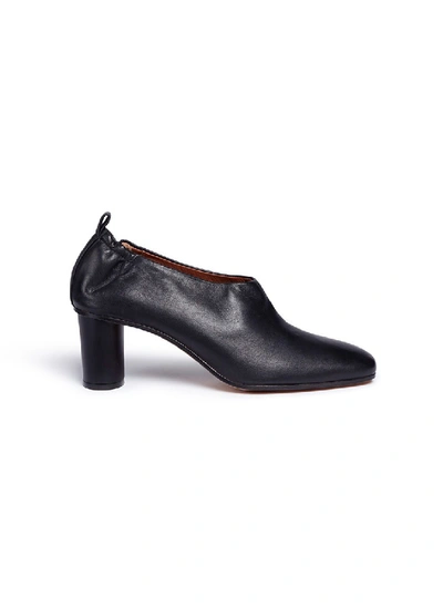 Gray Matters 'micol' Choked-up Leather Pumps In Black
