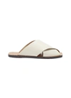 ATP ATELIER 'Alicia' cross band leather slide sandals