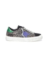 GOLDEN GOOSE 'May' glitter coated leather sneaker