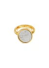 KENNETH JAY LANE Coin charm ring