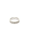 LE GRAMME 'LE 7 GRAMMES' BRUSHED STERLING SILVER RING
