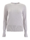 FERRAGAMO PULLOVER WITH LOGO PIN,10969881