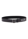 VALENTINO GARAVANI Logo print leather belt