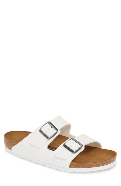 Birkenstock Men's Arizona Birko-flor Sandal In White, Men's At Urban Outfitters