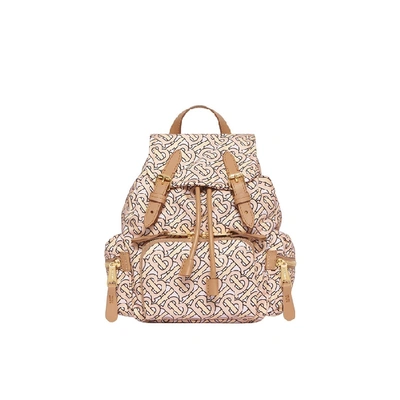 Burberry The Small Rucksack In Monogram Print Nylon