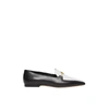 BURBERRY Monogram motif two-tone leather loafers