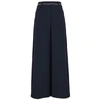 PETER PILOTTO NAVY WIDE-LEG MATTE SATIN CULOTTES