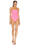 Hunza G Petra One-piece Swims In Bubblegum