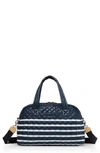 Mz Wallace Jimmy Travel Bag In Charter Stripe