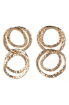 ALEXIS BITTAR HAMMERED COIL LINK DROP EARRINGS,AB92E029