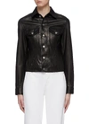 HELMUT LANG 'Femme' leather trucker jacket