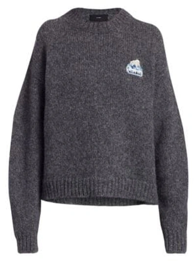 Alanui Global Warming Sweater In Mica Grey